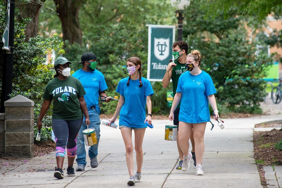 Tulane staff and students participate in Outreach Tulane 2020.