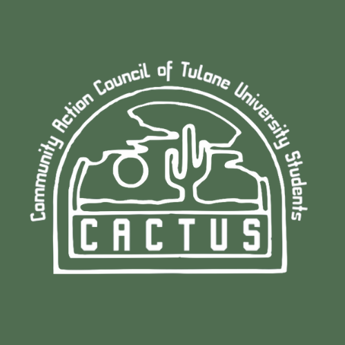 CACTUS Logo Community Action Council of Tulane University Students Logo
